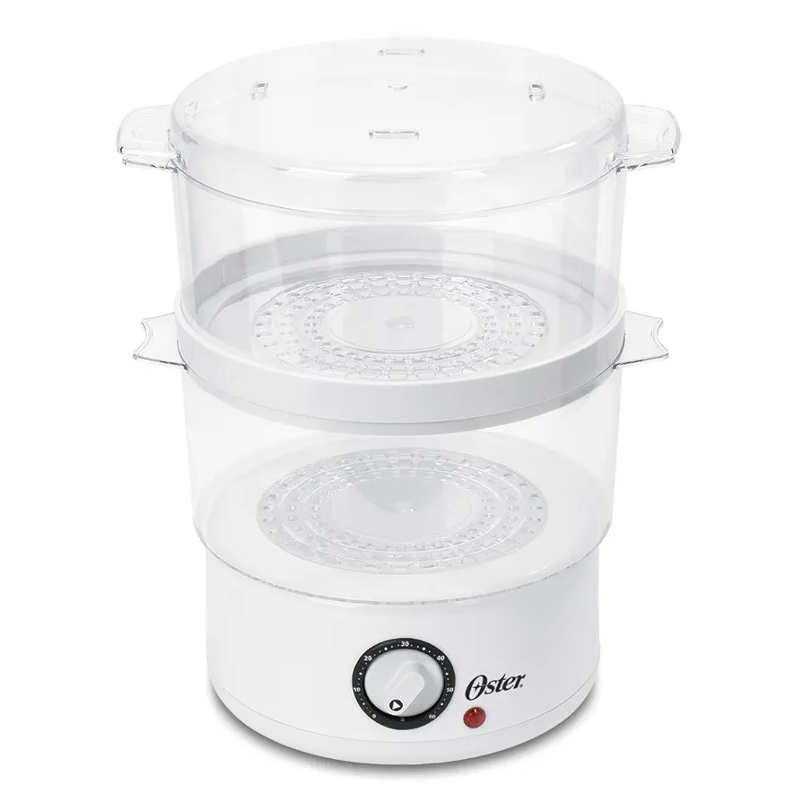 (未使用･未開封品)Oster ダブルティアードフードスチーマー 5クォート ホワイト (CKSTMD5-W-015) 61Xv+eG2PrL._UF894,